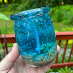 Under the Sea Candle ~ To Honor and Connect with Ocean Energies, Mermaid Magick, Sire Sorcery