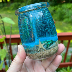 Under the Sea Candle ~ To Honor and Connect with Ocean Energies, Mermaid Magick, Sire Sorcery