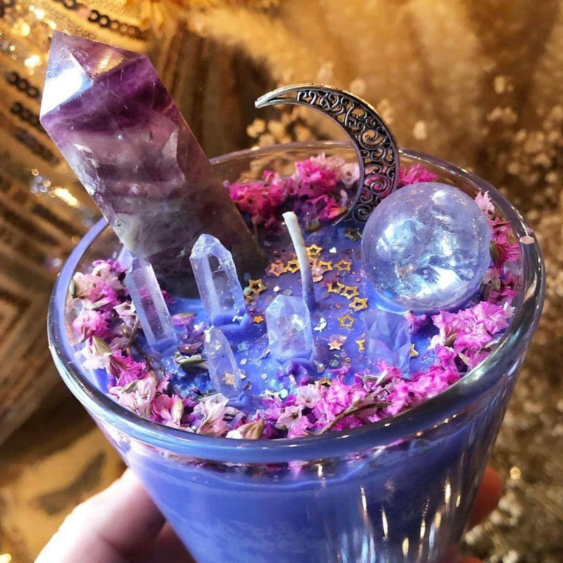 Small Yuletide Candle~ To Honor and Celebrate the Magic of Christmas - The Velvet Lotus