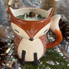 Fern the Festive Fox Candle ~ Fox Lovers, Fox Totem Medicine, Fox Spirit Animal