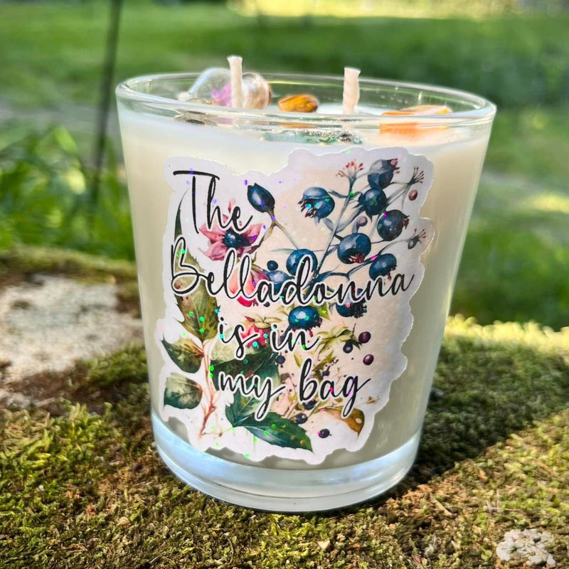 The Practical Magic Candle ~ For Magic, Love, Sisterhood, Healing, Protection and Enchantment (Lavender, Rosemary and Salt Scented)