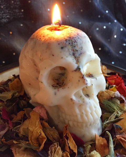 The Skull of Samhain Candle~ Thinning of the Veil, Connection to Ances