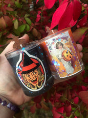 Vintage Halloween Votives~For the Love of Vintage, Folklore, Old Fashioned, Witches, Goblins and Spooks!