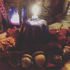 The $5 Pumpkin Candle~For the Thrifty Witch, Halloween and Autumn Decor