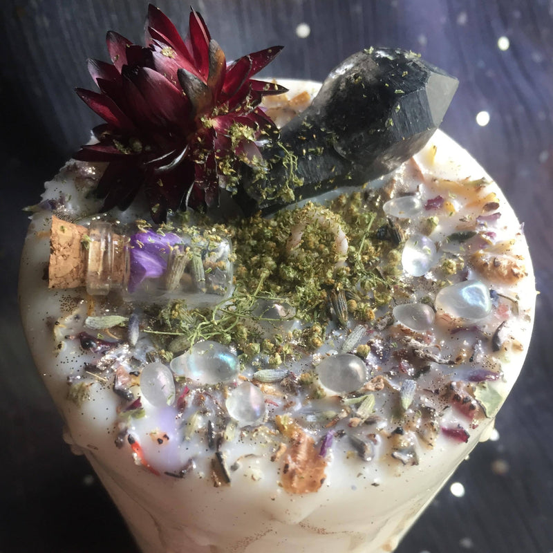 The Circle of Sisters Candle ~ To Honor Sisterhood, The Coven and the Divine Feminine