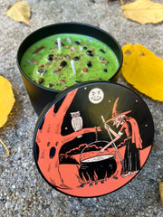 The Witches Brew Candle~The Essence of the Witch, Cauldron Magick, Halloween Lovers, Spooky Decor
