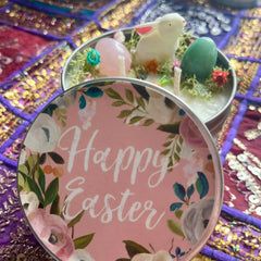 Happy Easter Candle ~ To Honor and Celebrate Easter, Easter Bunny, Spring Energy, New Begininngs