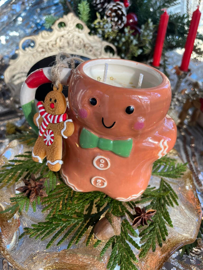 The Gingerbread Man Candle~For Gingerbread Lovers, Christmas Desserts, Dessert Candle