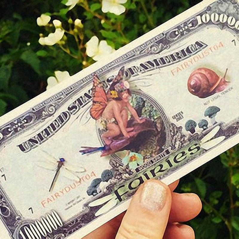 Fairy Dollars ~ For Buying Bartering and Bribing in the World of Fae, Inspires Fairy Friendship, Enchants all the Senses, Token to Neverland - The Velvet Lotus