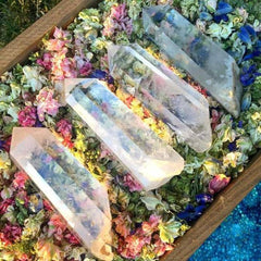 EXTRA LARGE Rainbow Crystal Point ~ The Lightworkers Ultimate Tool, Light Solidified, Healing Light, Light of the Ancients, Evokes Visions - The Velvet Lotus