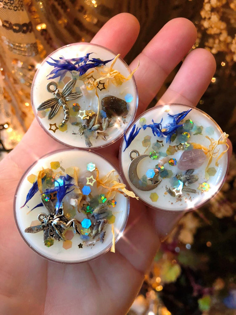 Find a Faerie Large Tea Light~To Attract Fae Energies, To Befriend the Faeries, Gifts for the Strange Folk, Offerings for Kindred Spirits, To Help Children Engage with Fae, Faerie Lanterns