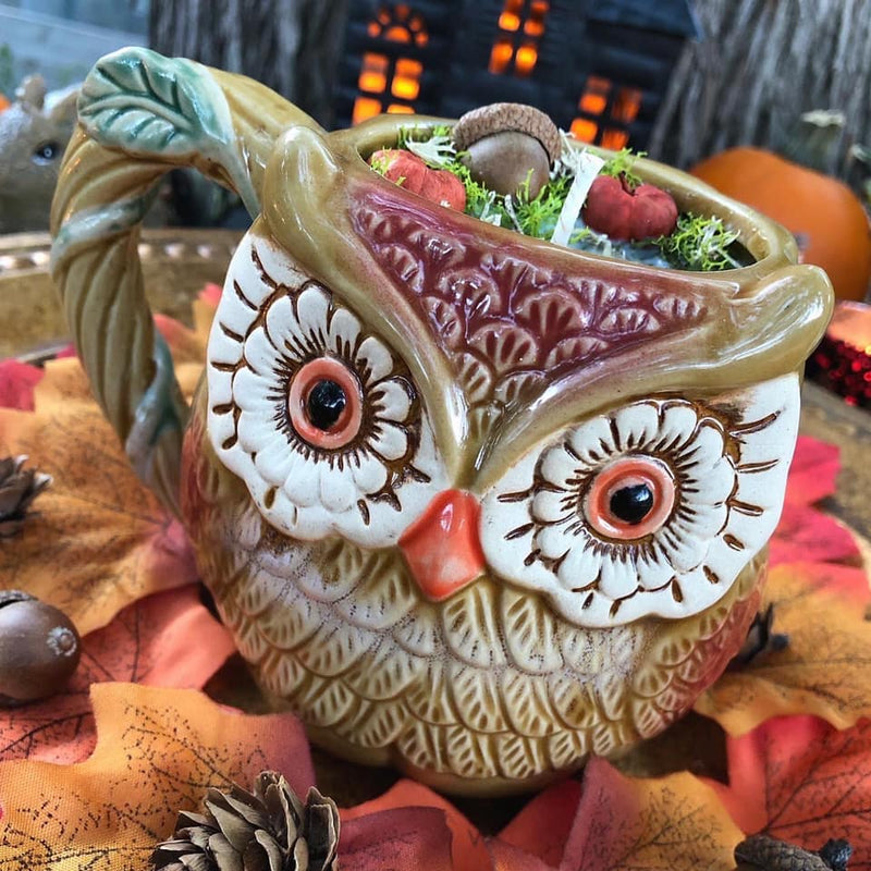Vintage Owl Halloween Mug~ Vintage Halloween Lovers