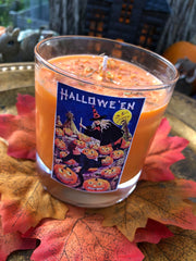 Large Vintage Halloween Candle~For the Love of Vintage Halloween, Halloween Nostalgia, Vintage Halloween Art