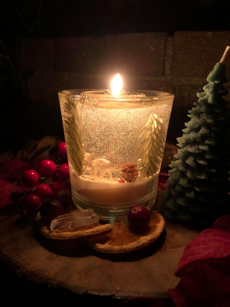 The Winter Magic Infinity Candle~For the Wonderment and Enchantment of Winter, Christmas Magic, Infinity Candle