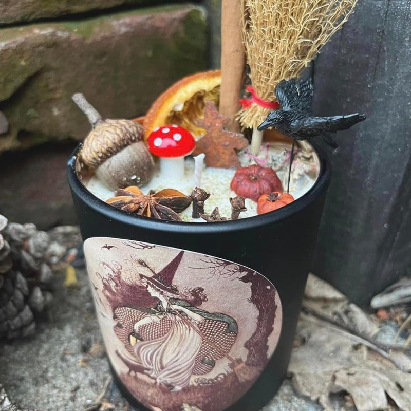 The Spooky Snow Globe Gnome~Because You Like EXTRA, Gnome Magick, Crow Medicine